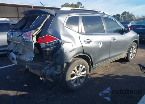 2015 Nissan Rogue Sv z USA, uszkodzony, nr VIN KNMAT2MVXFP541716